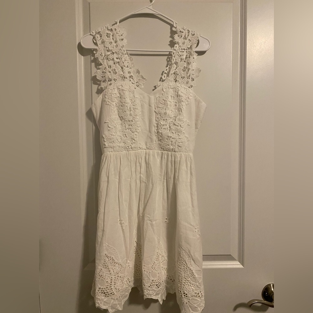 Southern Fried Chics White Dress